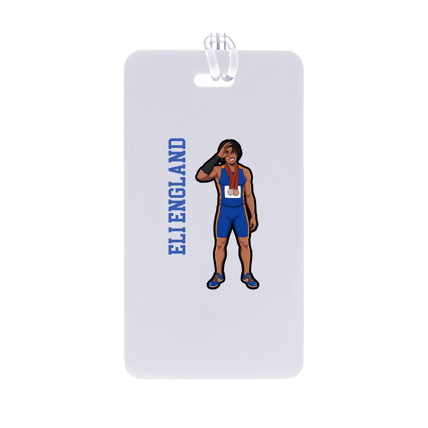 Bag Tag — Name Vertical in Classic