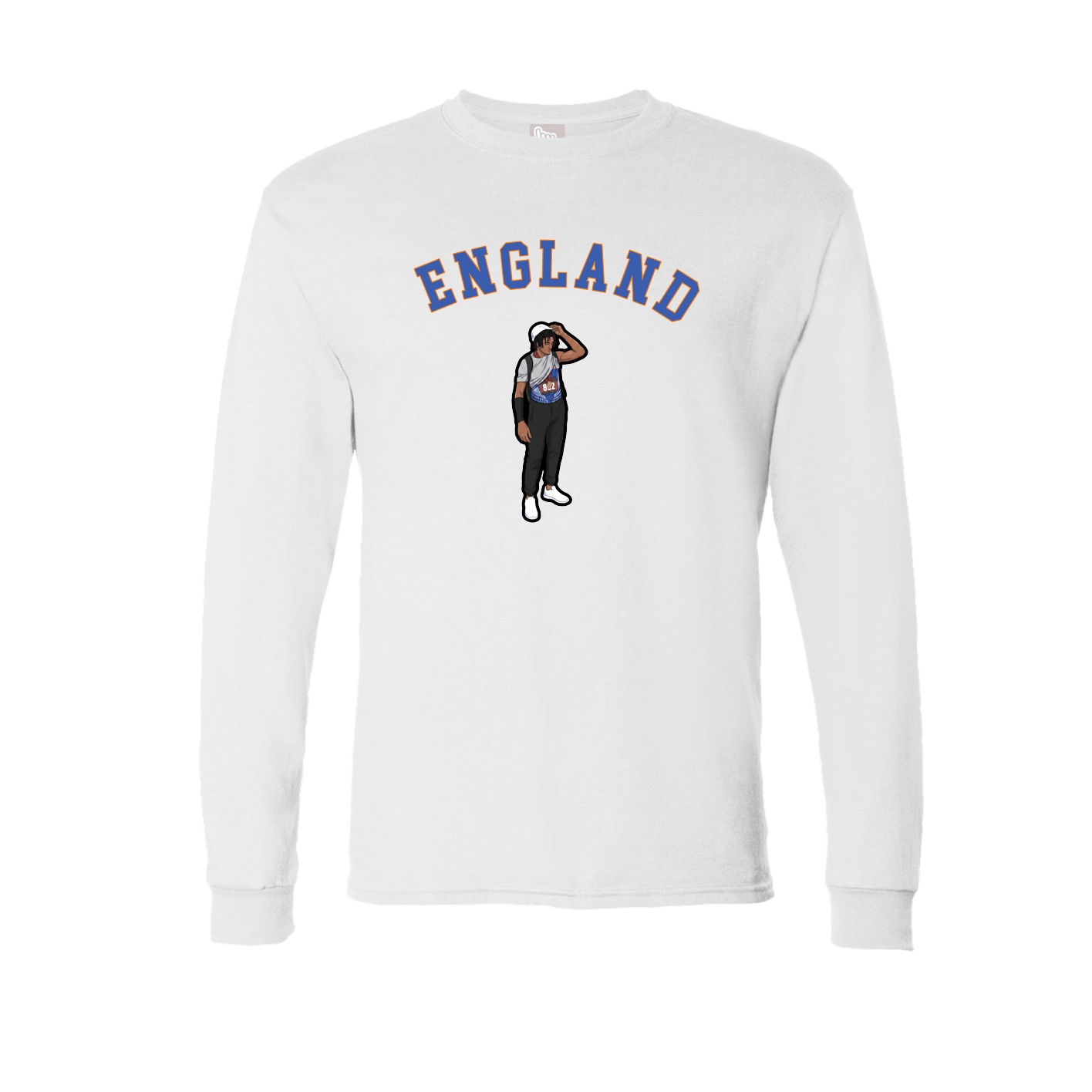 Long Sleeve Tee — Shirsey Arch in White