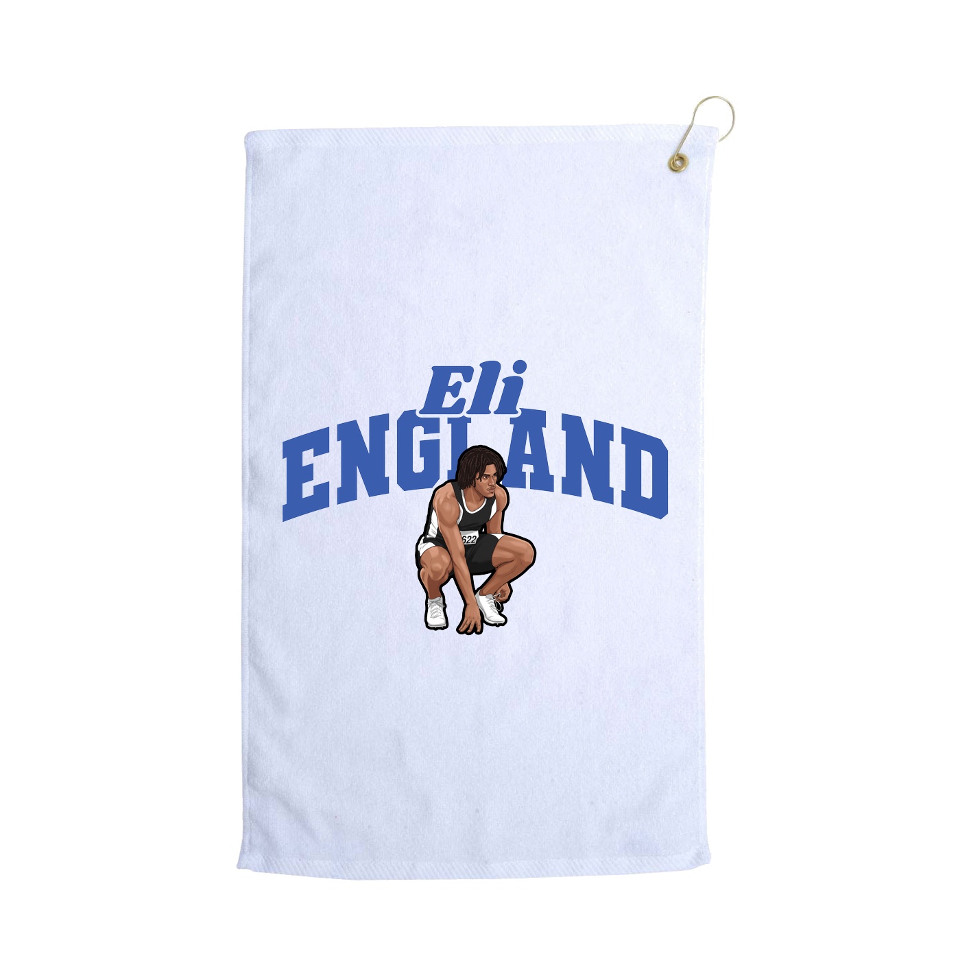 Golf Towel — Signature Arch in White