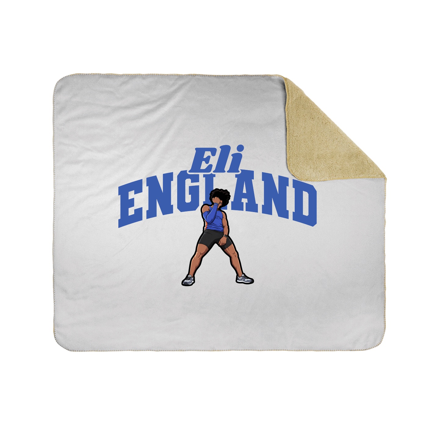 Throw Blanket — Signature Arch in White