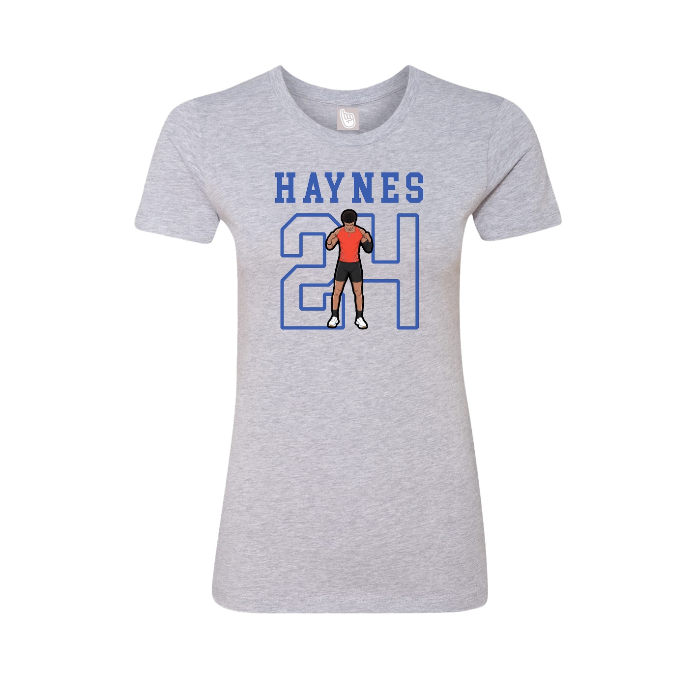 Fitted Women's Tee — Shirsey in Grey