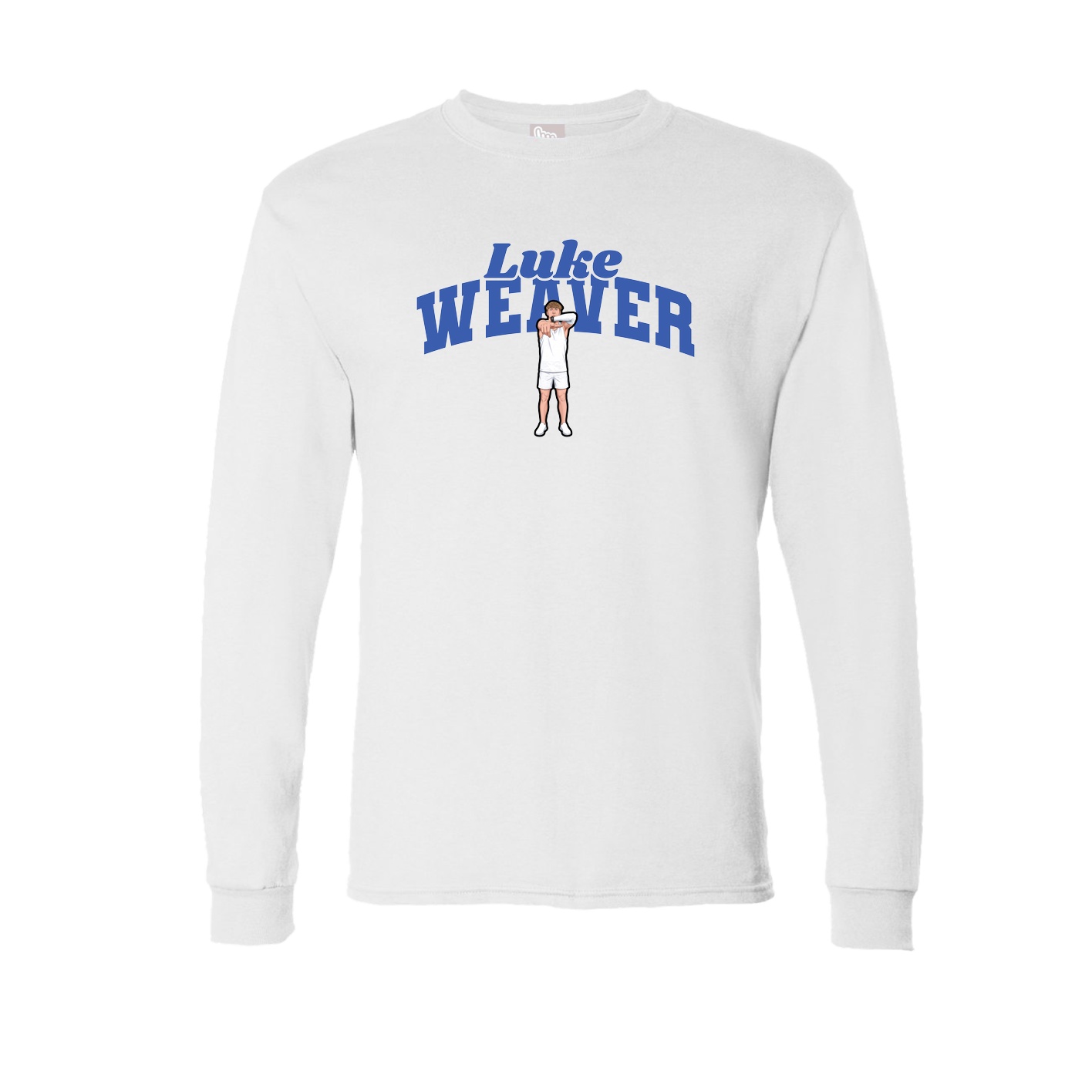 Long Sleeve Tee — Signature Arch in White