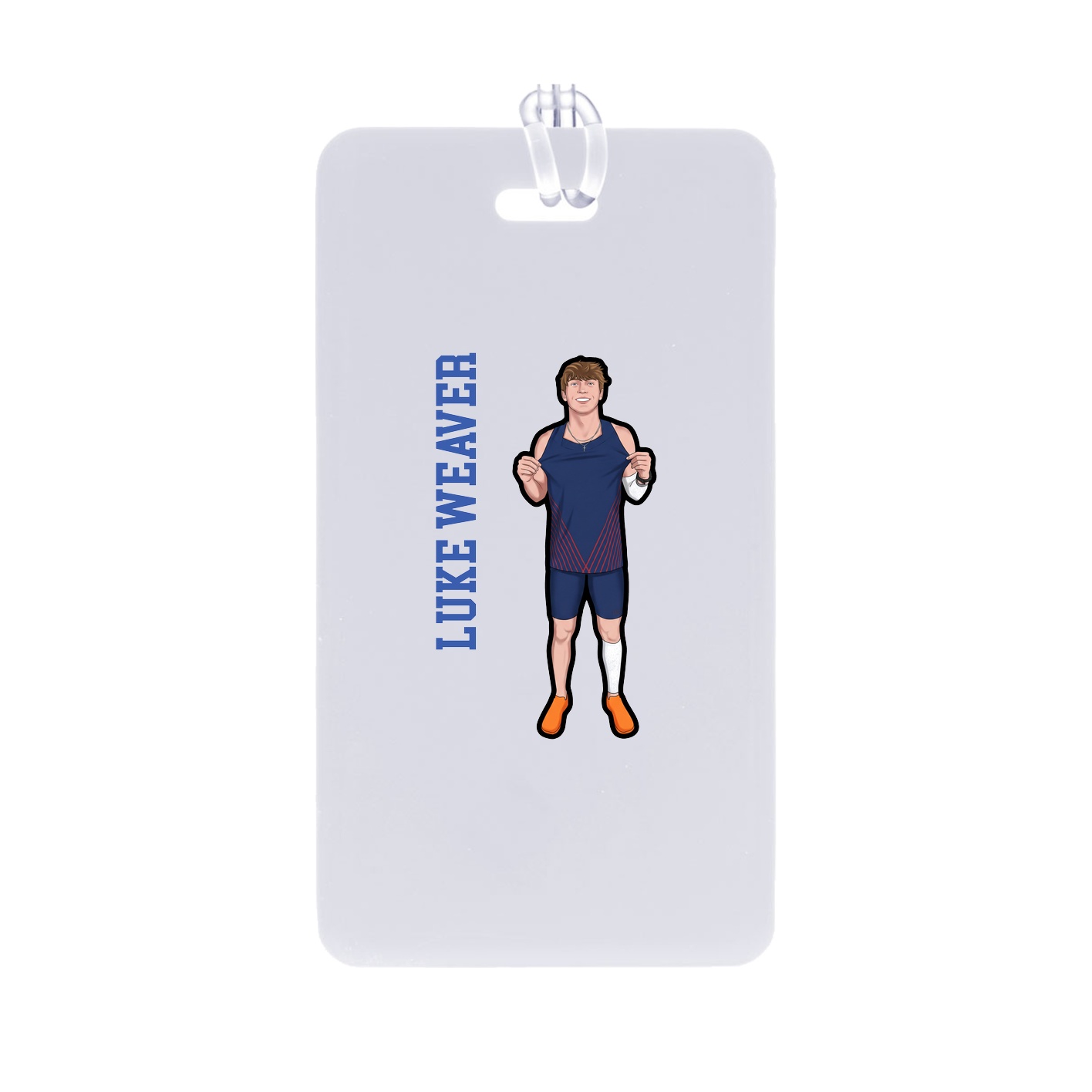 Bag Tag — Name Vertical in Classic