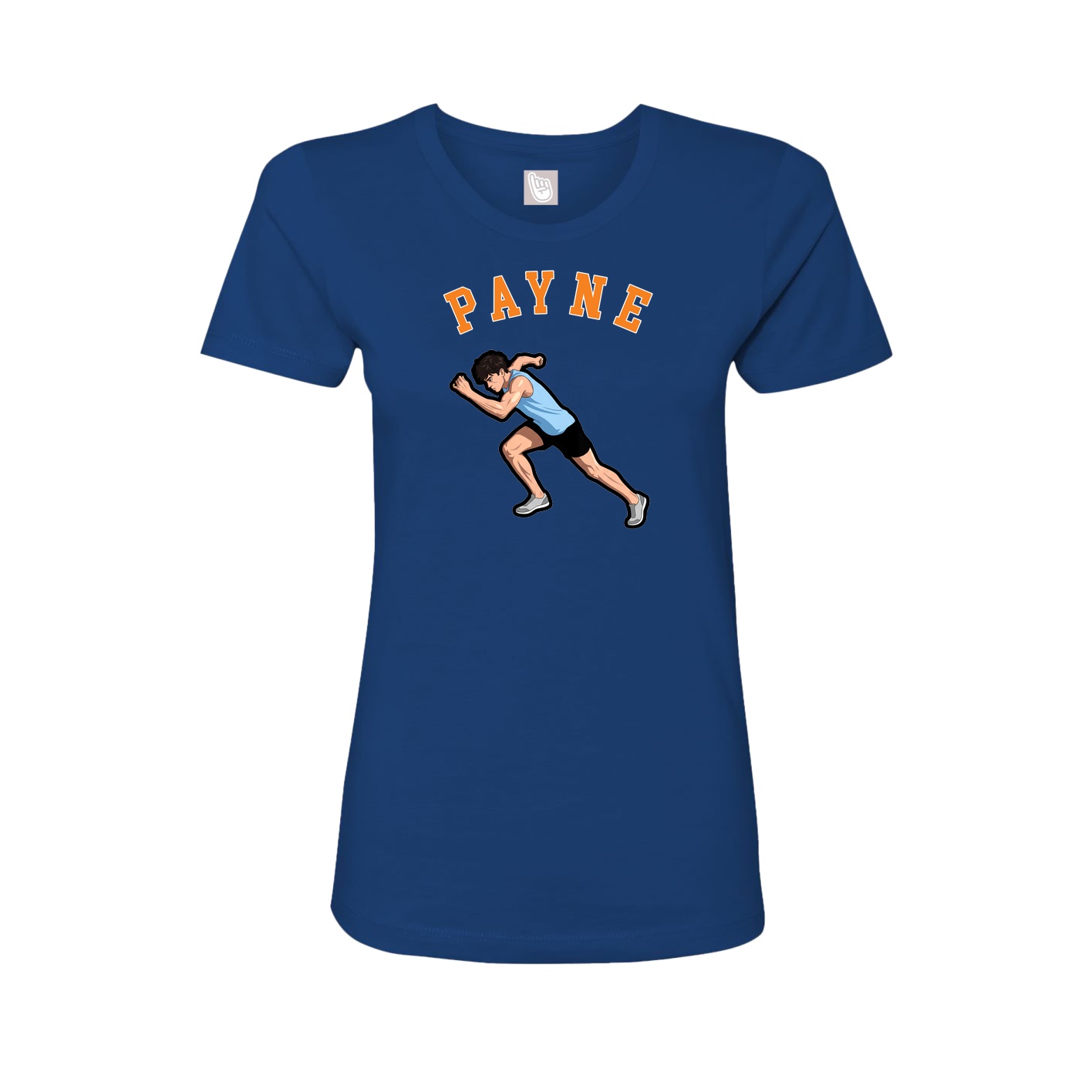 Fitted Women's Tee — Shirsey Arch in Royal