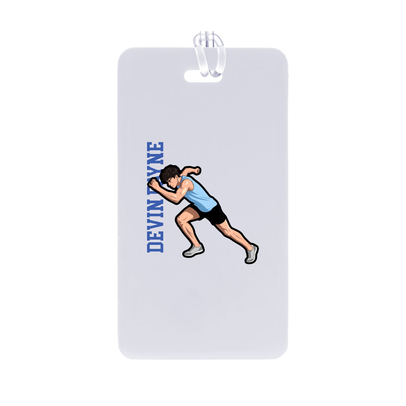 Bag Tag — Name Vertical in Classic
