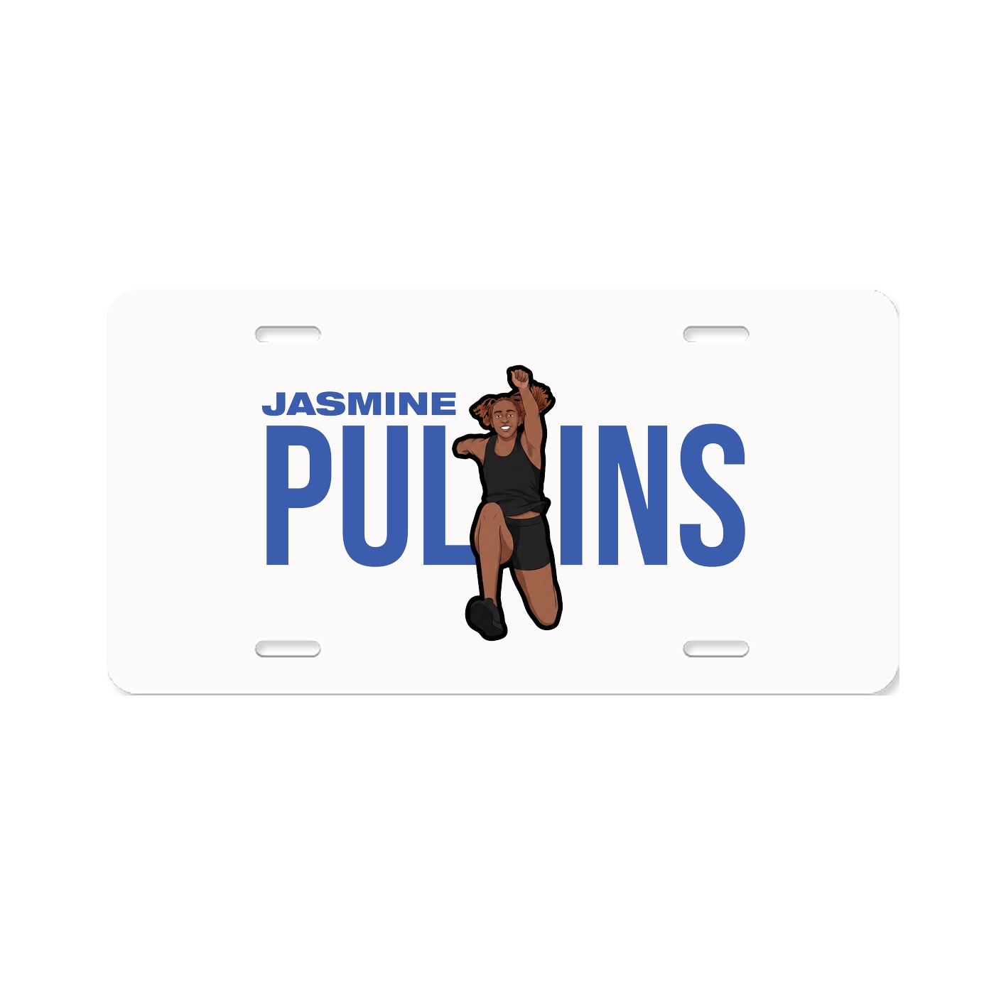 License Plate — Player Name in Classic