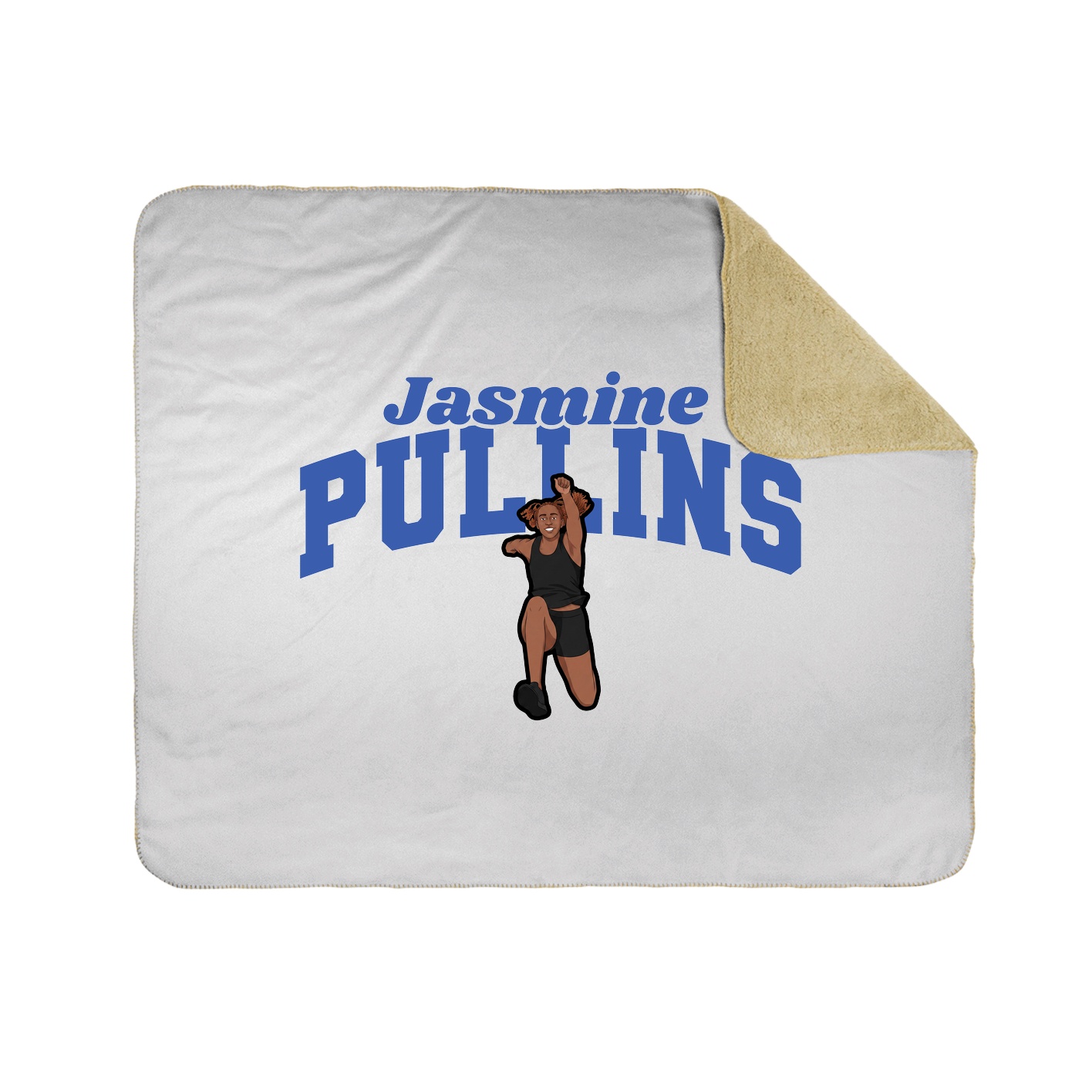 Throw Blanket — Signature Arch in White