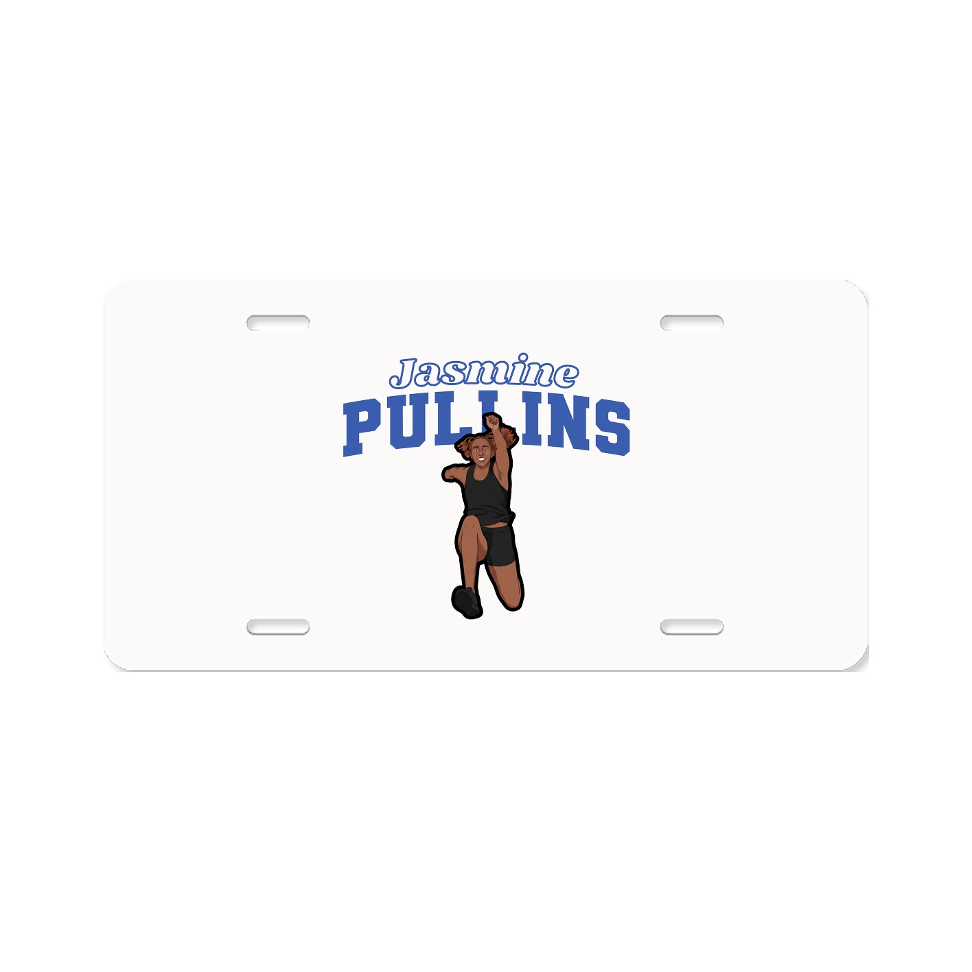 License Plate — Name Arch in Classic