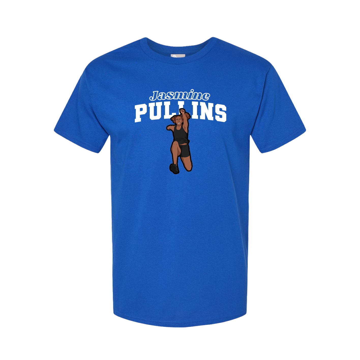 Youth Tee — Name Arch in Royal