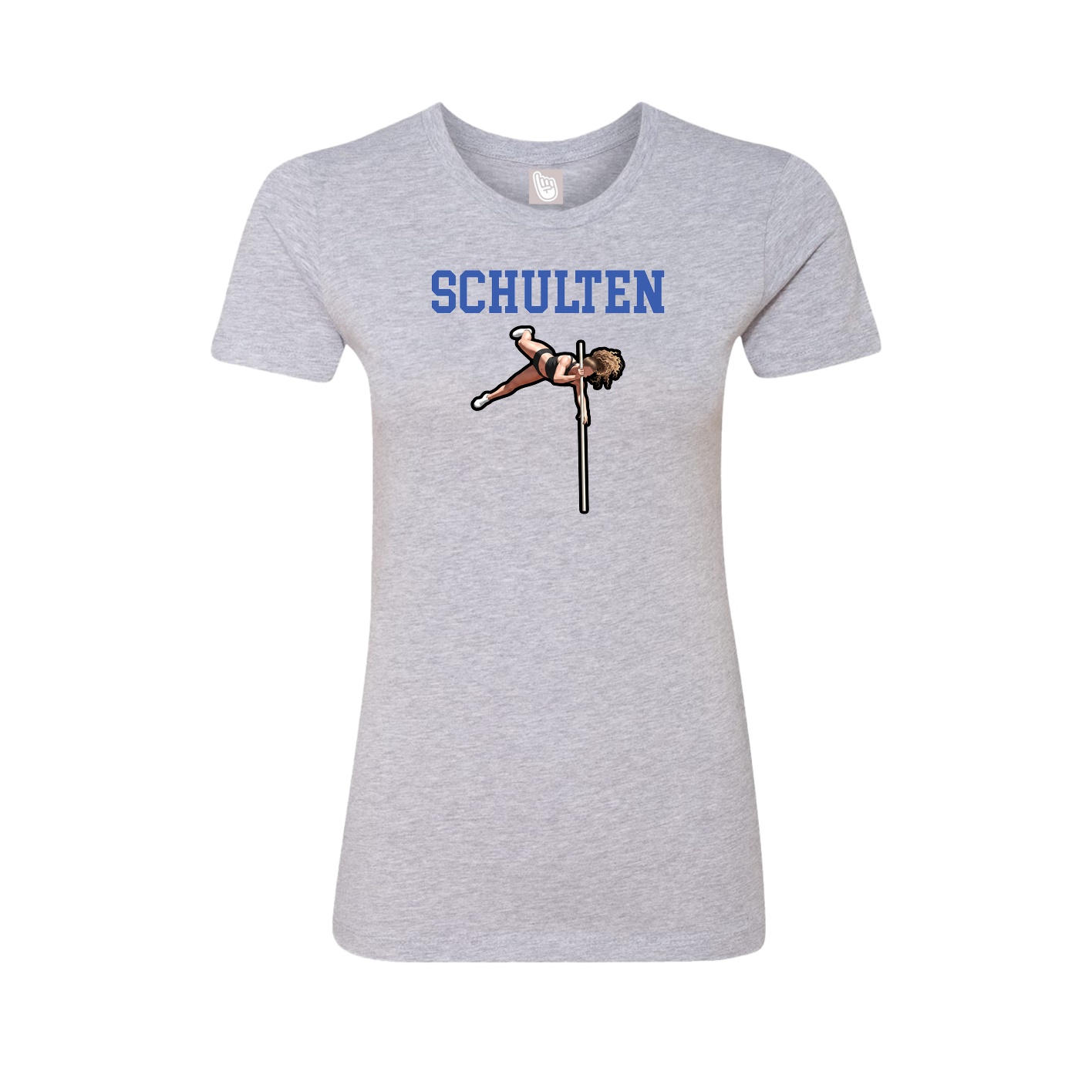 Fitted Women's Tee — Shirsey in Grey