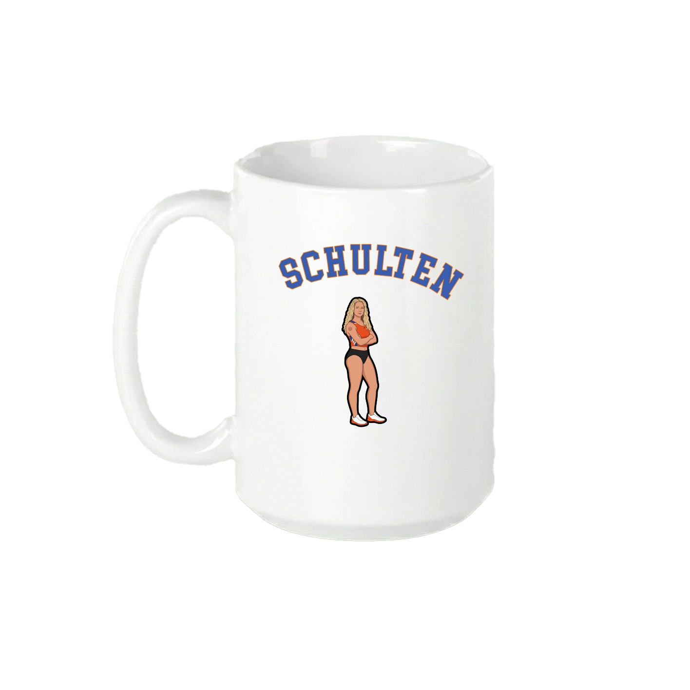 15oz Coffee Mug — Shirsey Arch in White
