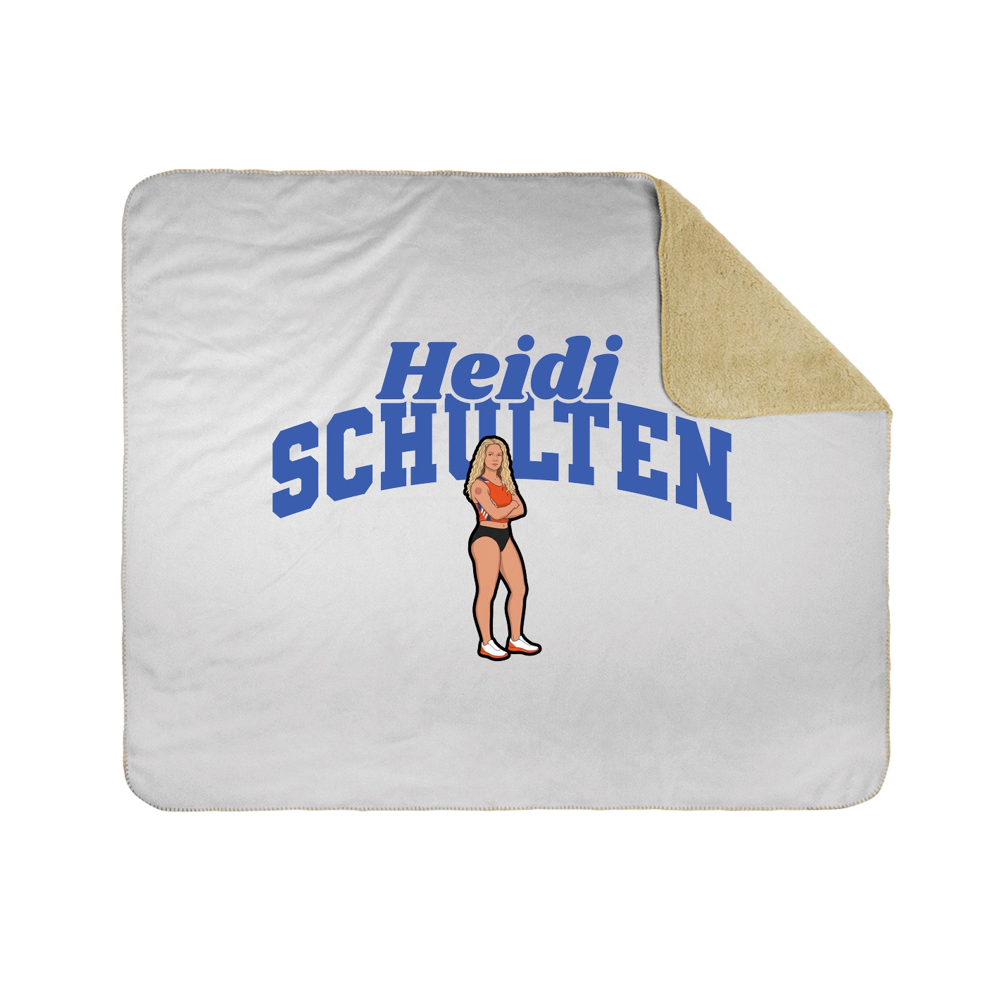 Throw Blanket — Signature Arch in White