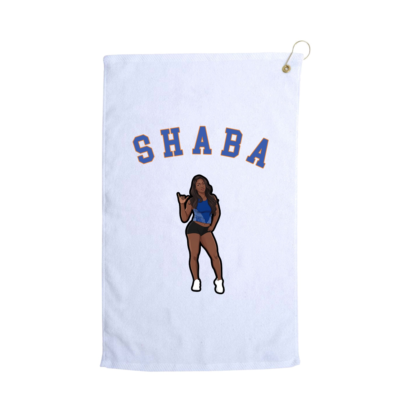 Golf Towel — Shirsey Arch in White