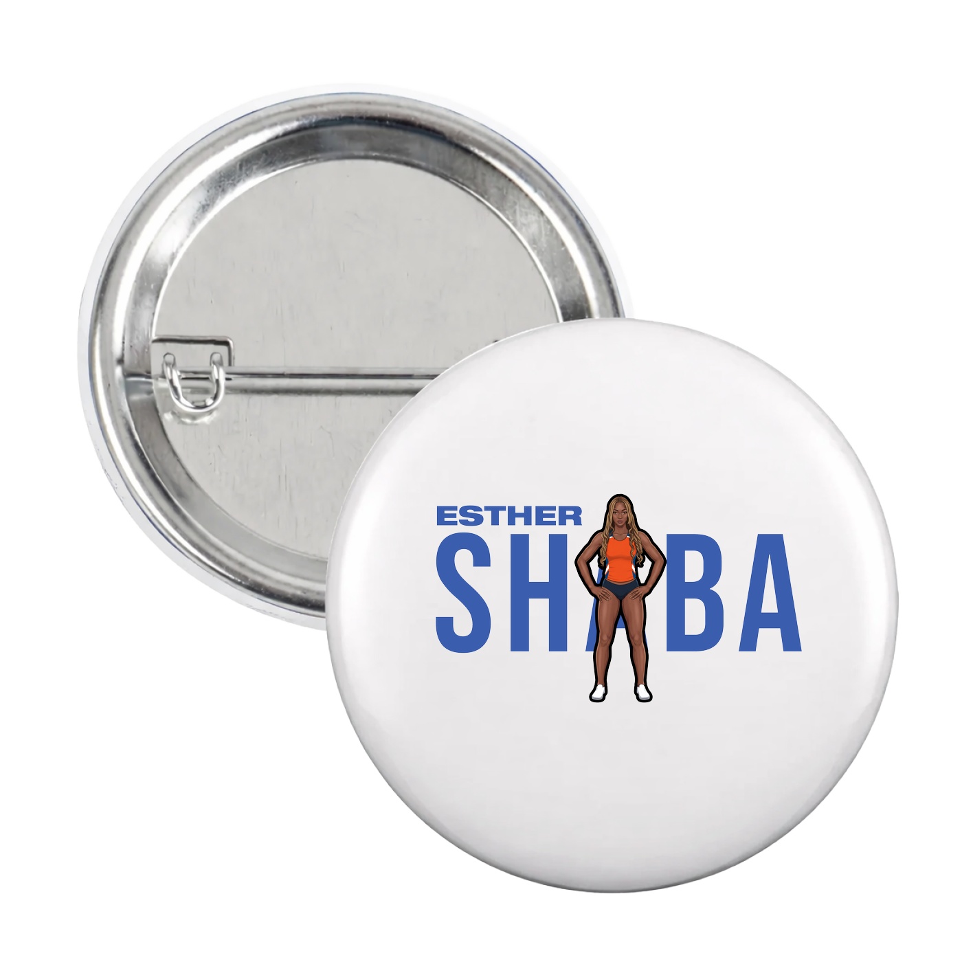 Game Day Button — Player Name in White