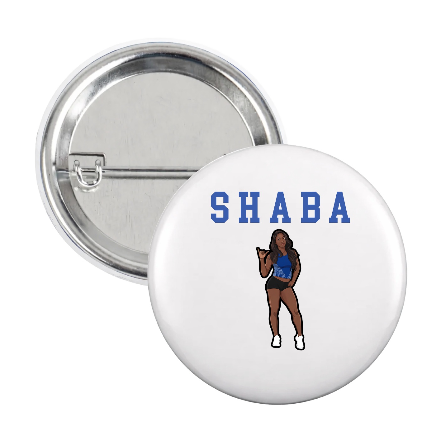 Game Day Button — Shirsey in White