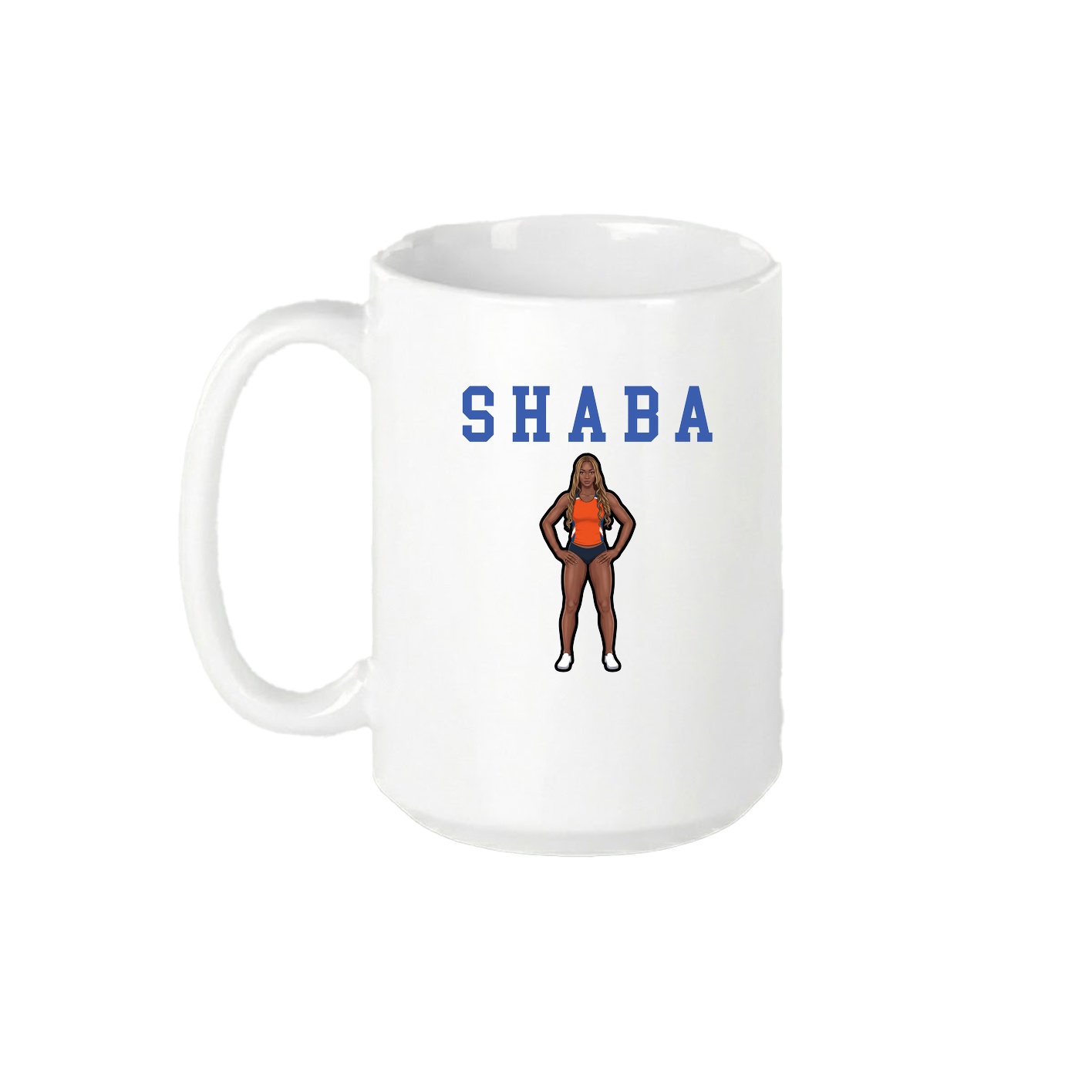 15oz Coffee Mug — Shirsey in White