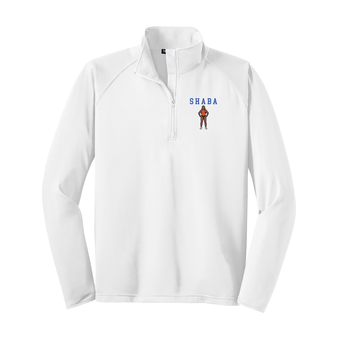 Q-Zip Pullover — Shirsey in White