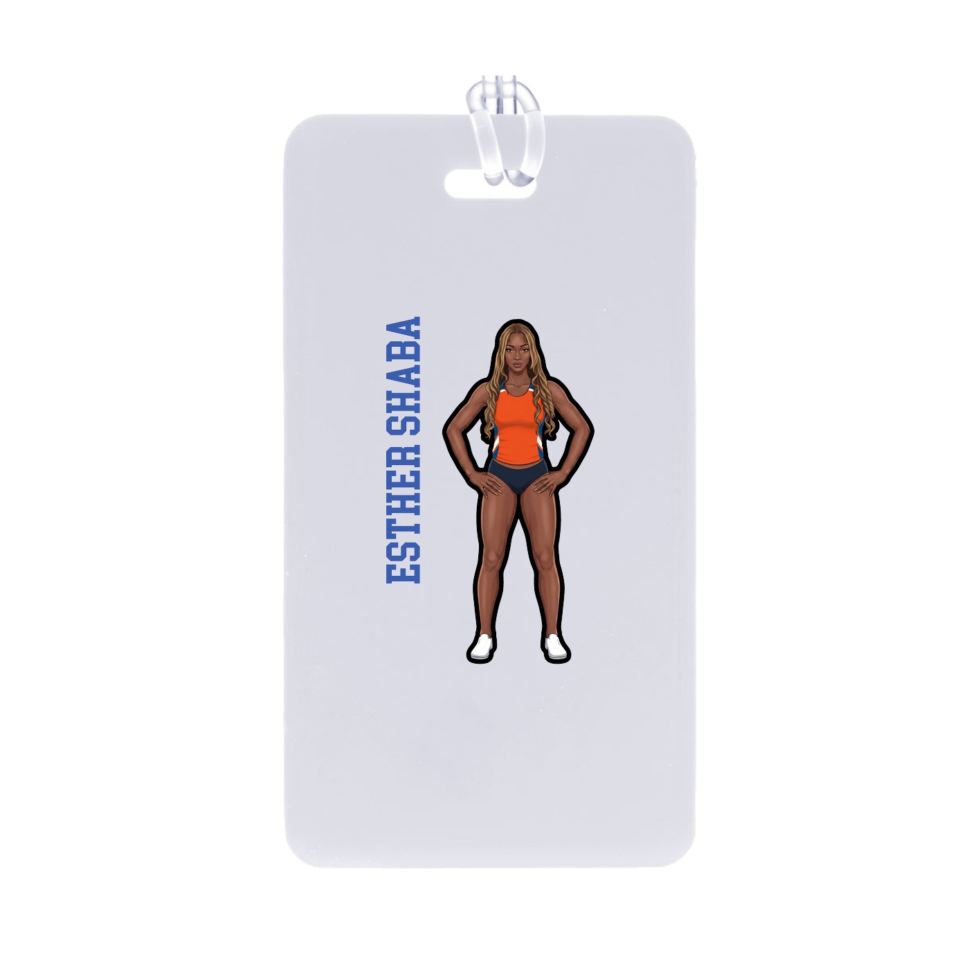 Bag Tag — Name Vertical in Classic