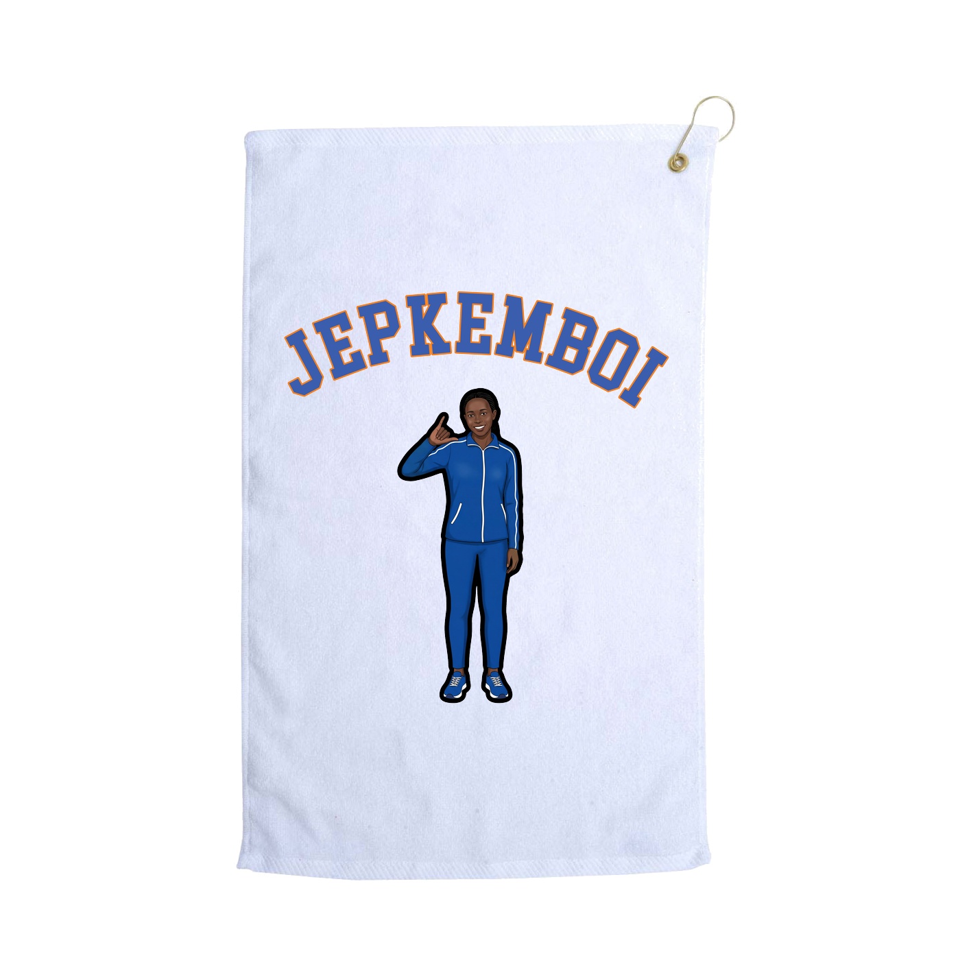 Golf Towel — Shirsey Arch in White