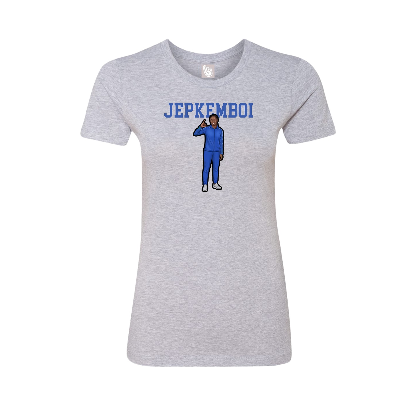 Fitted Women's Tee — Shirsey in Grey