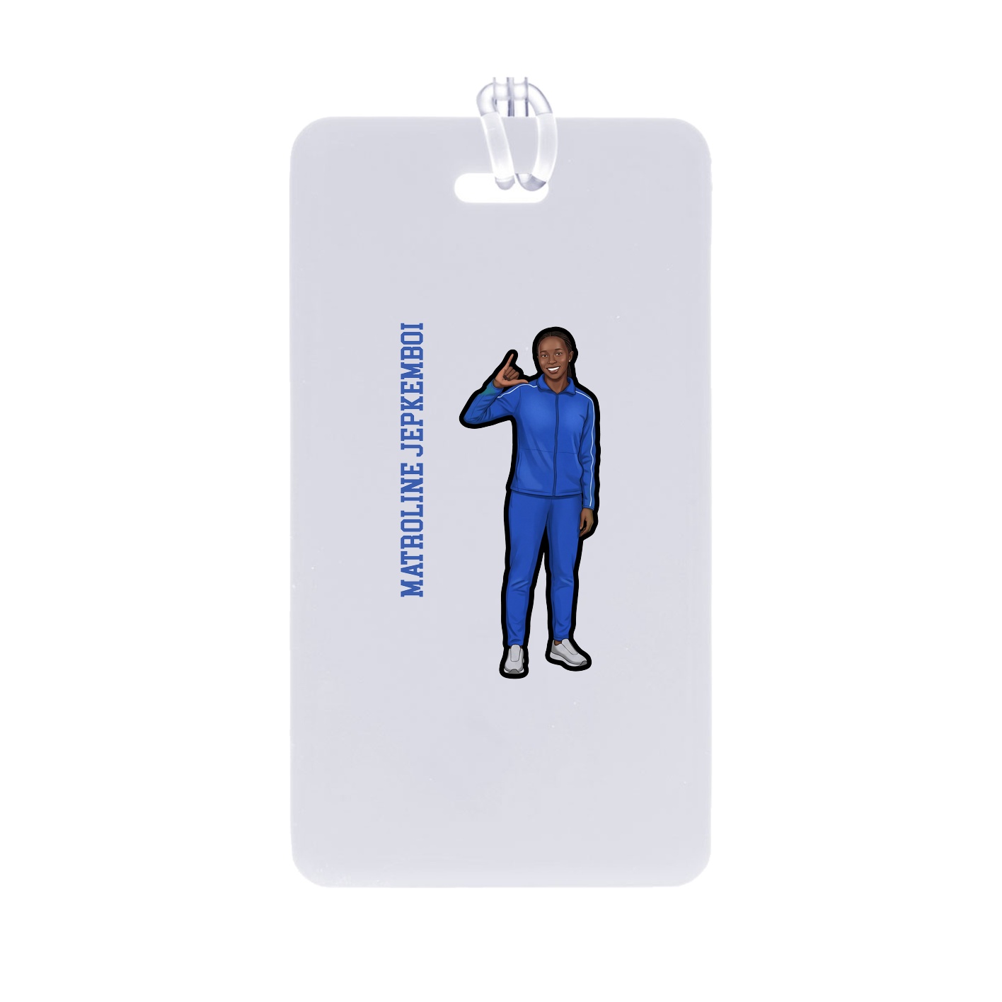 Bag Tag — Name Vertical in Classic