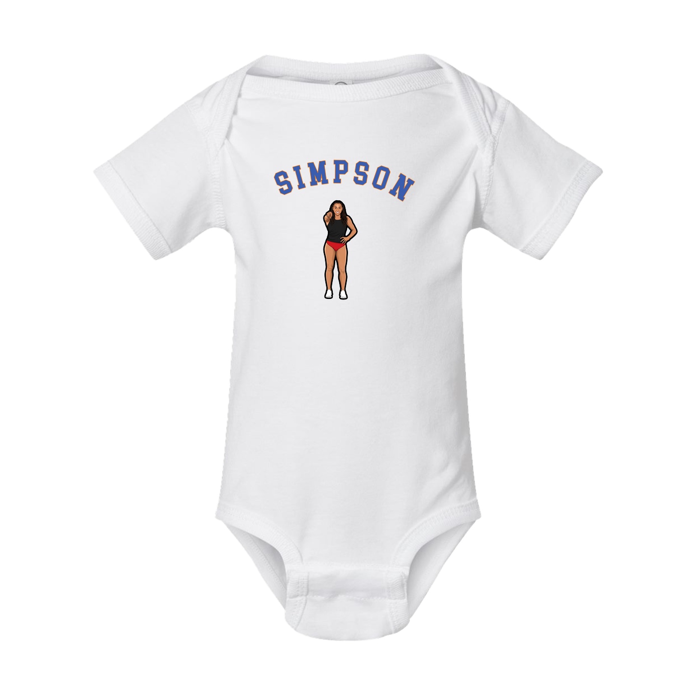 Baby Onesie — Shirsey Arch in White