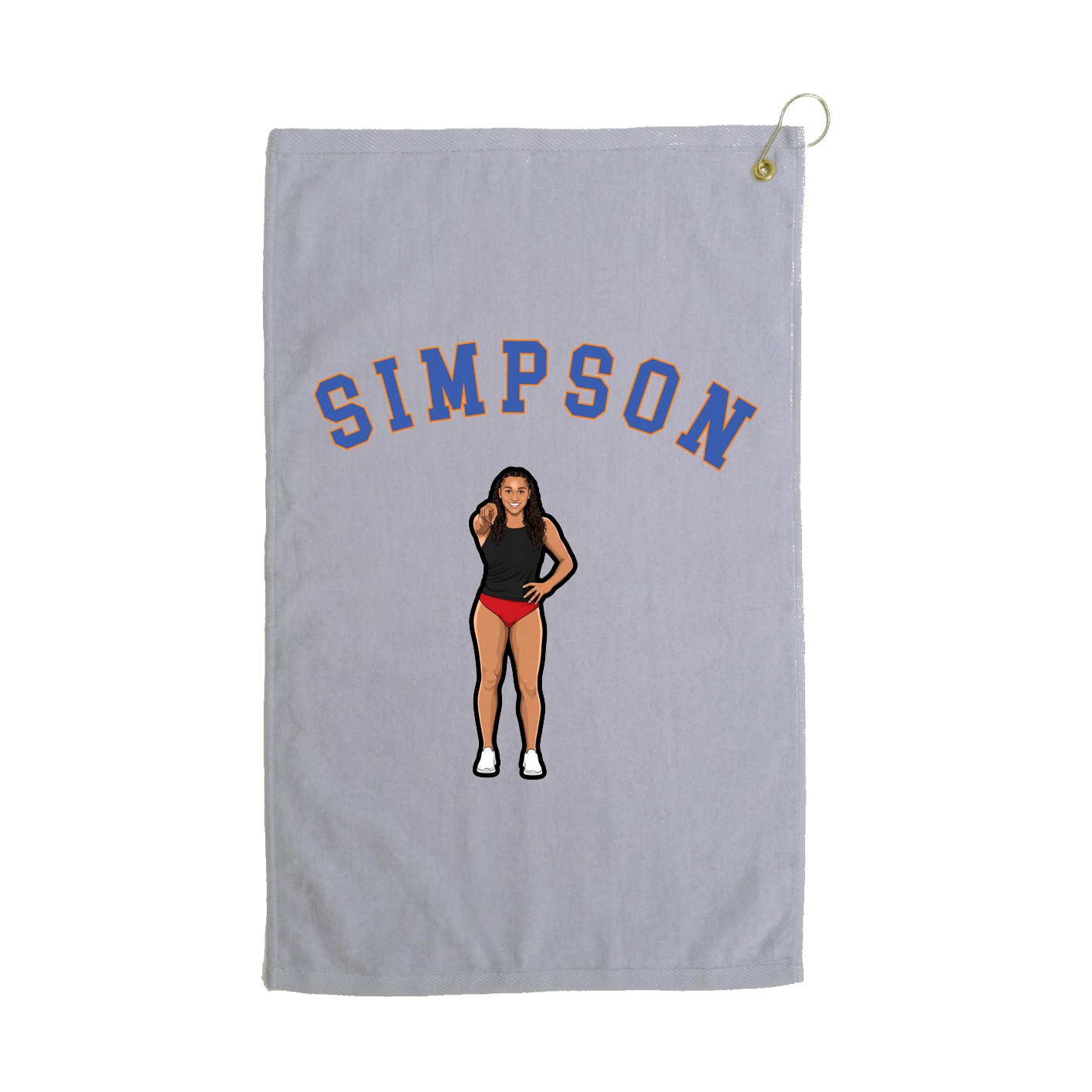 Golf Towel — Shirsey Arch in Grey