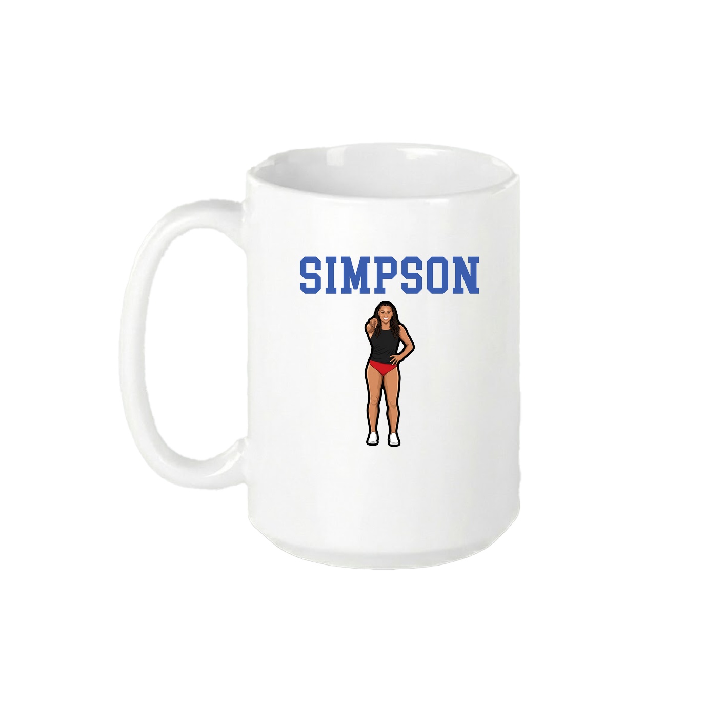 15oz Coffee Mug — Shirsey in White