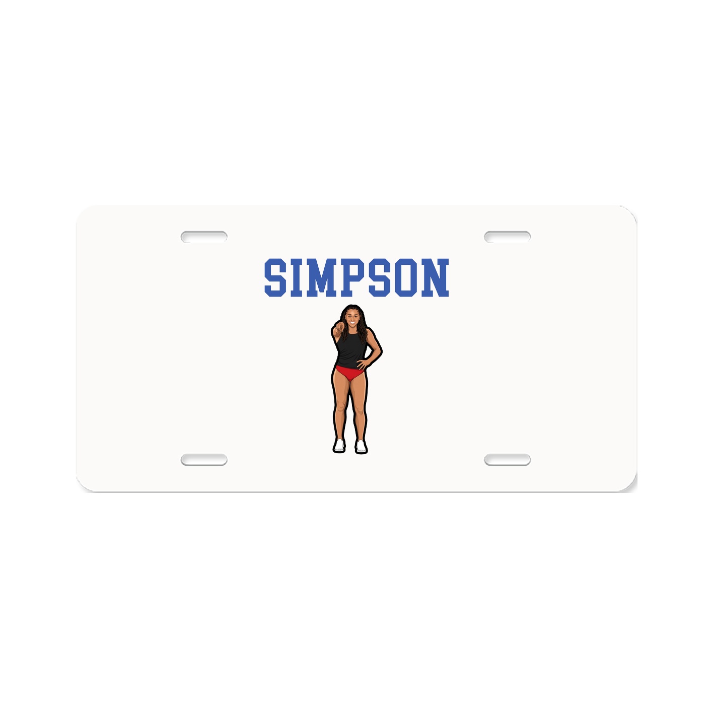 License Plate — Shirsey in Classic