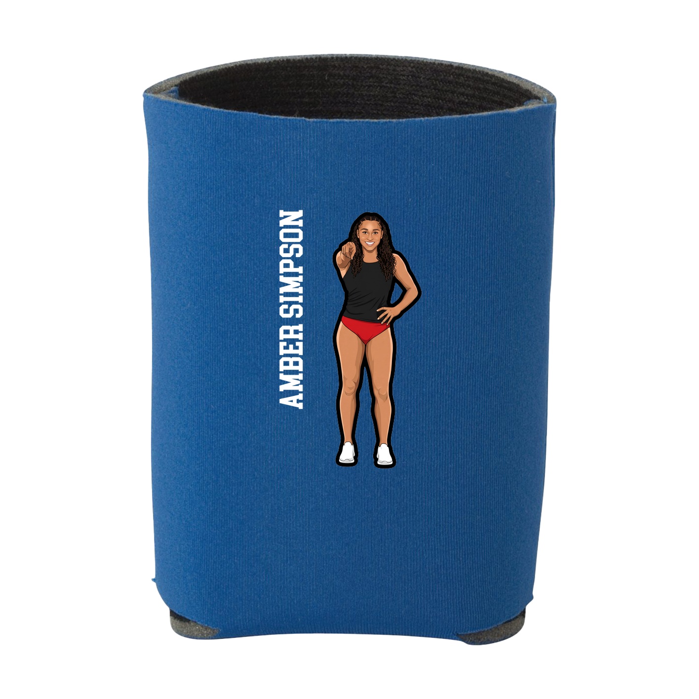 Can Holder — Name Vertical in Royal