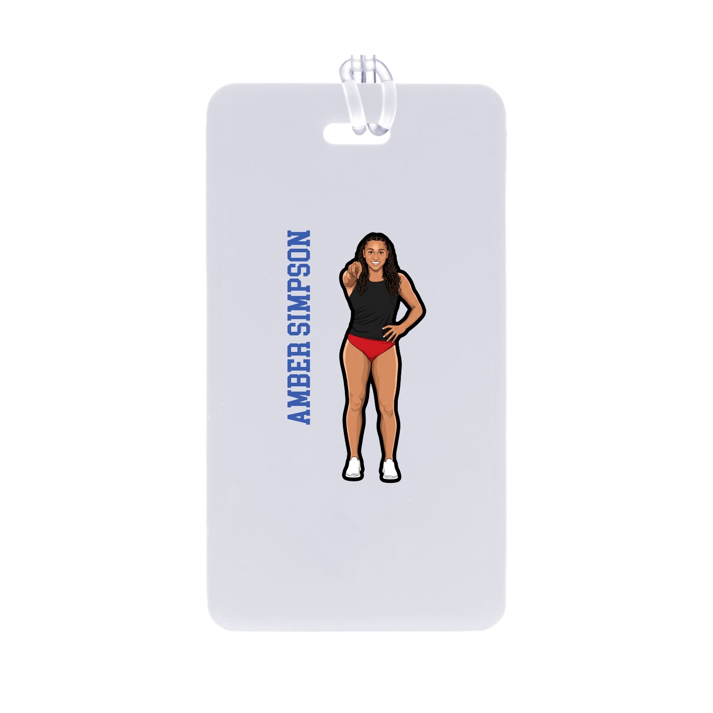 Bag Tag — Name Vertical in Classic