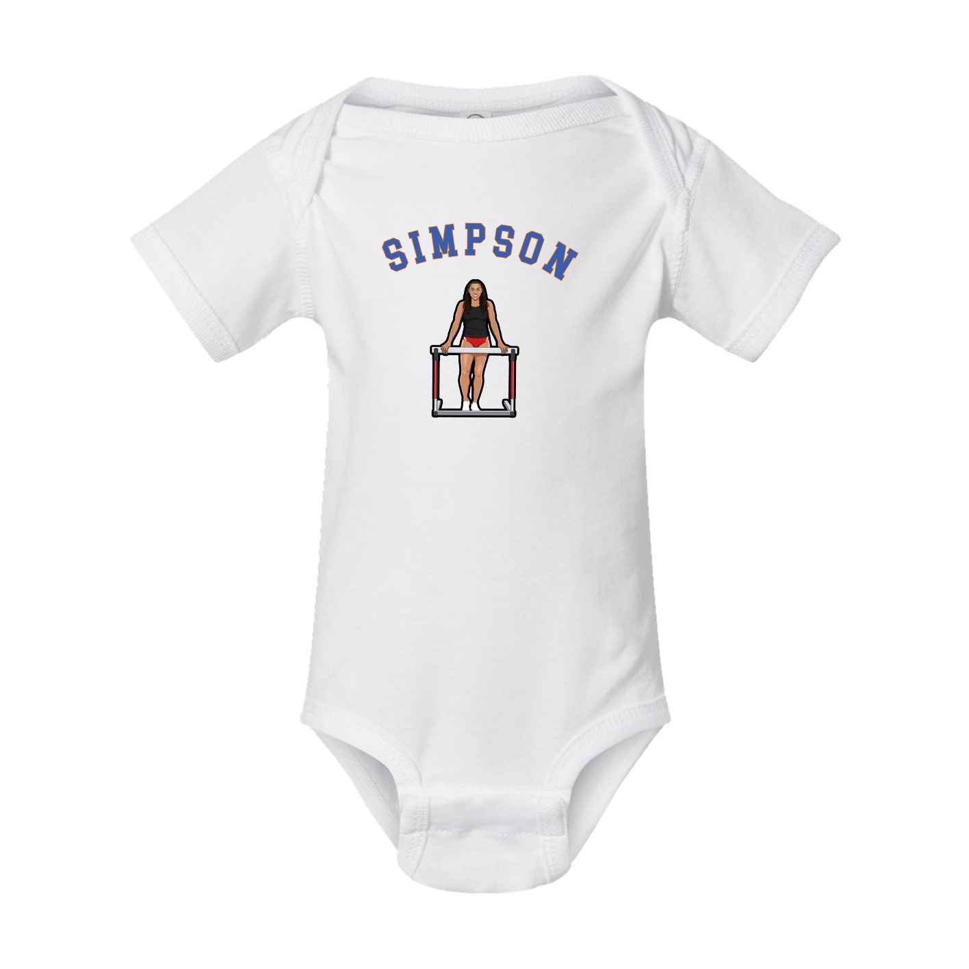 Baby Onesie — Shirsey Arch in White