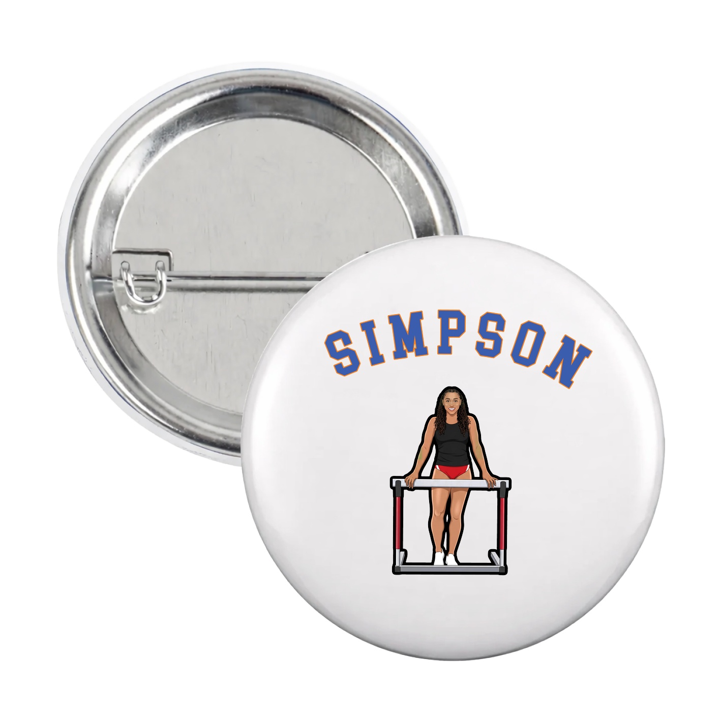 Game Day Button — Shirsey Arch in White