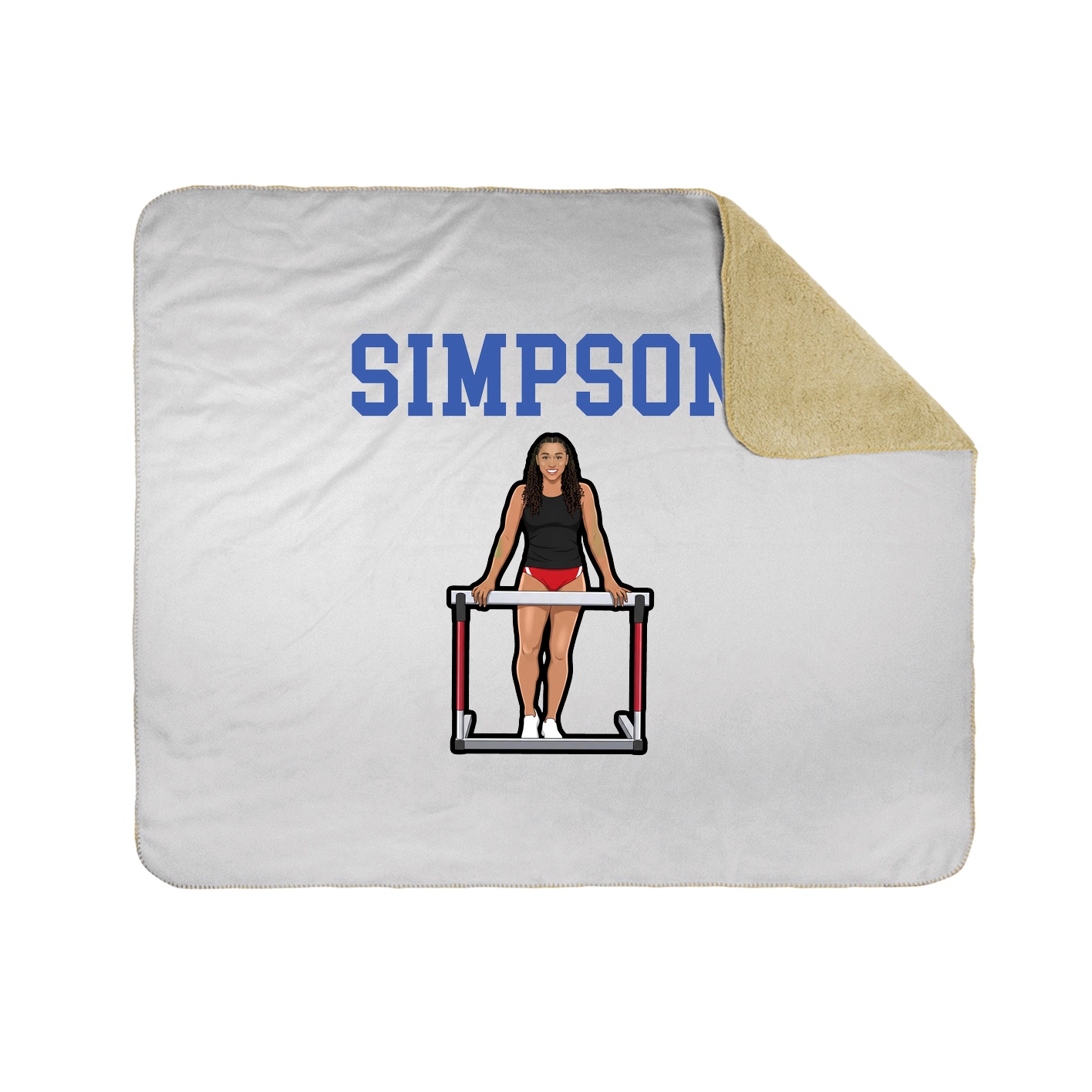 Throw Blanket — Shirsey in White