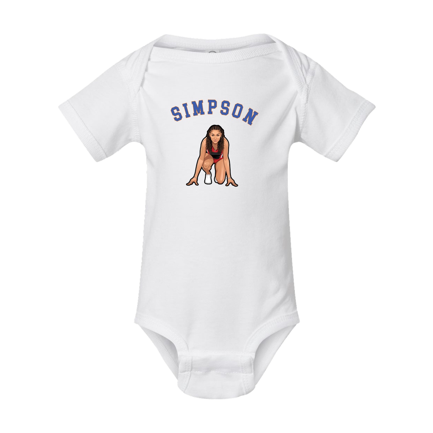 Baby Onesie — Shirsey Arch in White