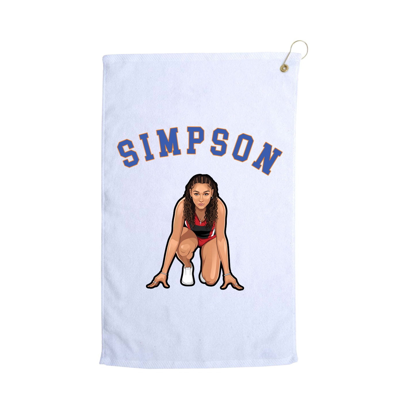 Golf Towel — Shirsey Arch in White