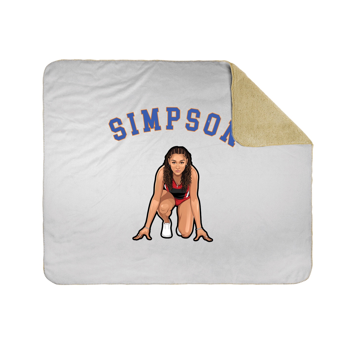 Throw Blanket — Shirsey Arch in White