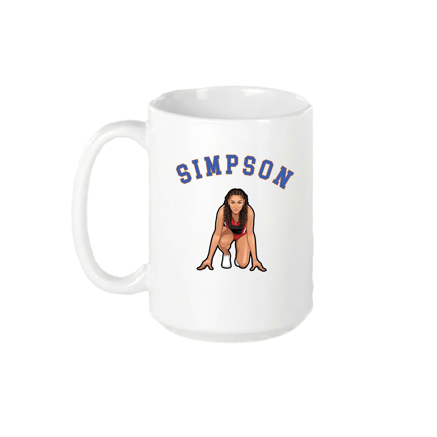 15oz Coffee Mug — Shirsey Arch in White