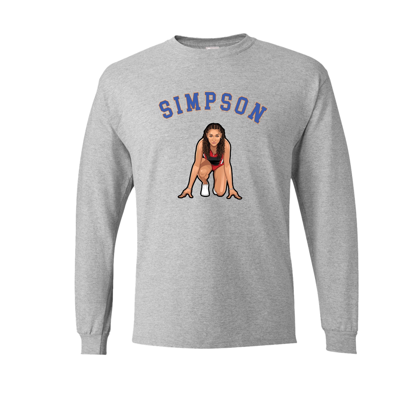 Long Sleeve Tee — Shirsey Arch in Grey