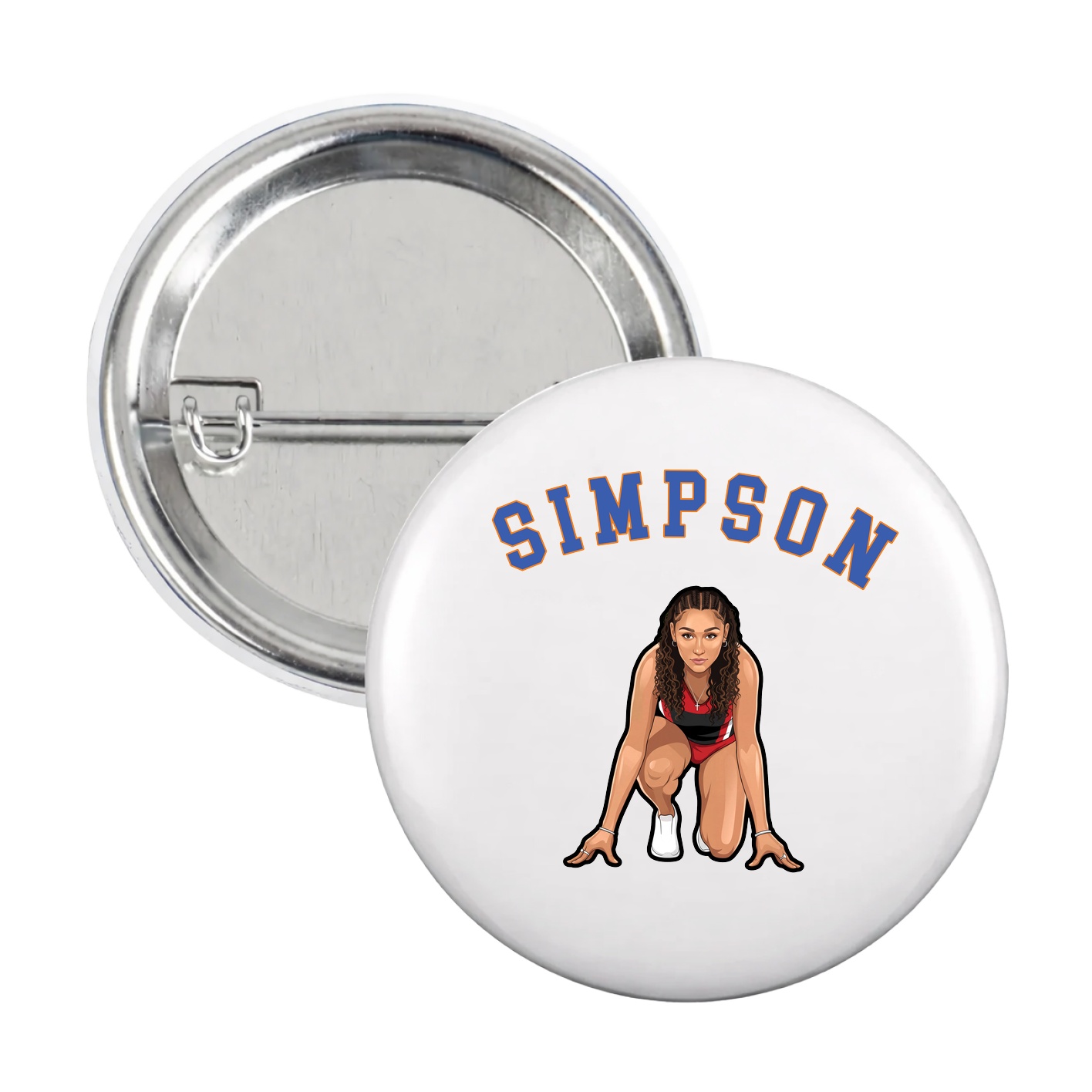 Game Day Button — Shirsey Arch in White