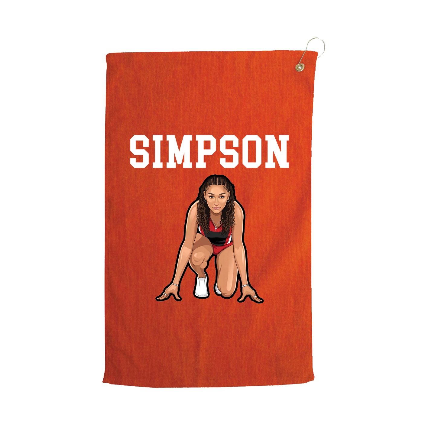 Golf Towel — Shirsey in Orange