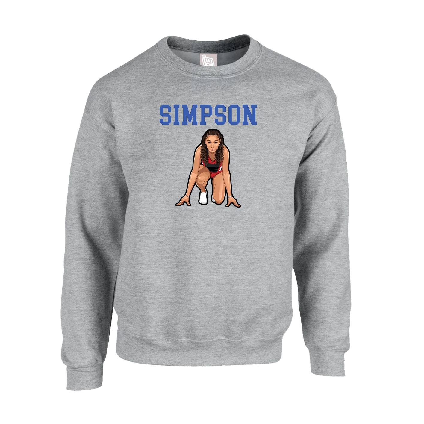 Fleece Crew — Shirsey in Grey