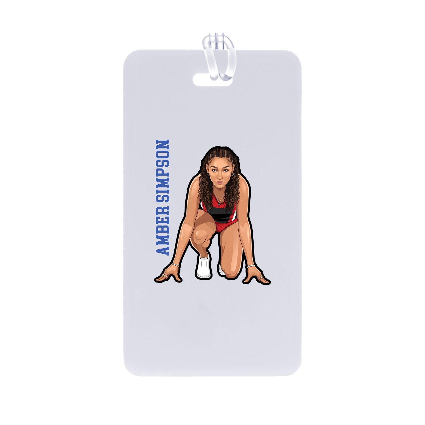 Bag Tag — Name Vertical in Classic