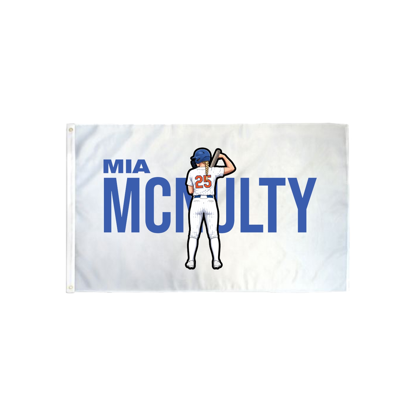 3x5 Flag — Player Name in Classic