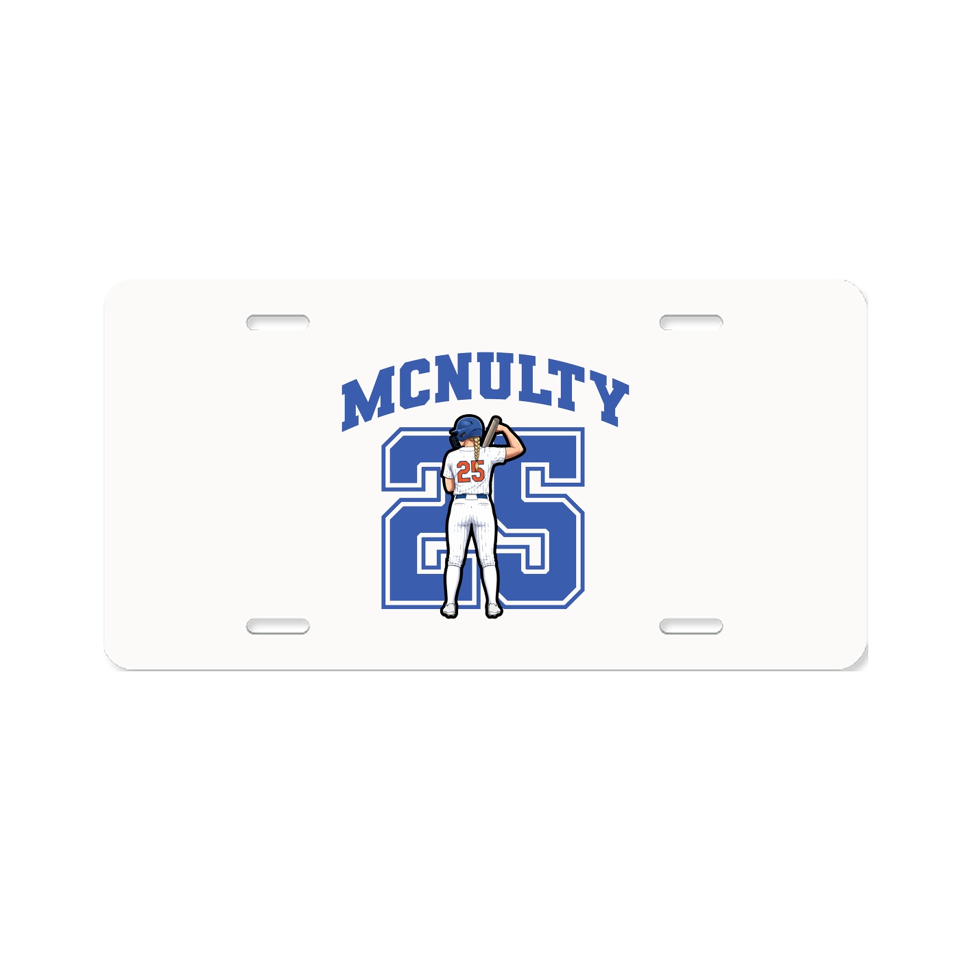 License Plate — Number in Classic
