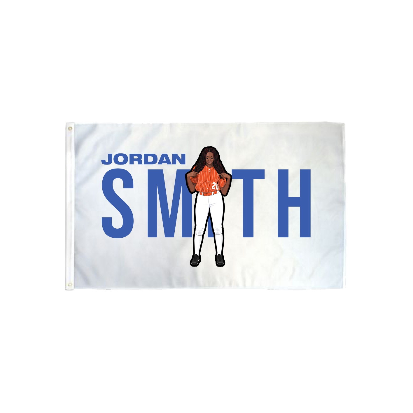 3x5 Flag — Player Name in Classic