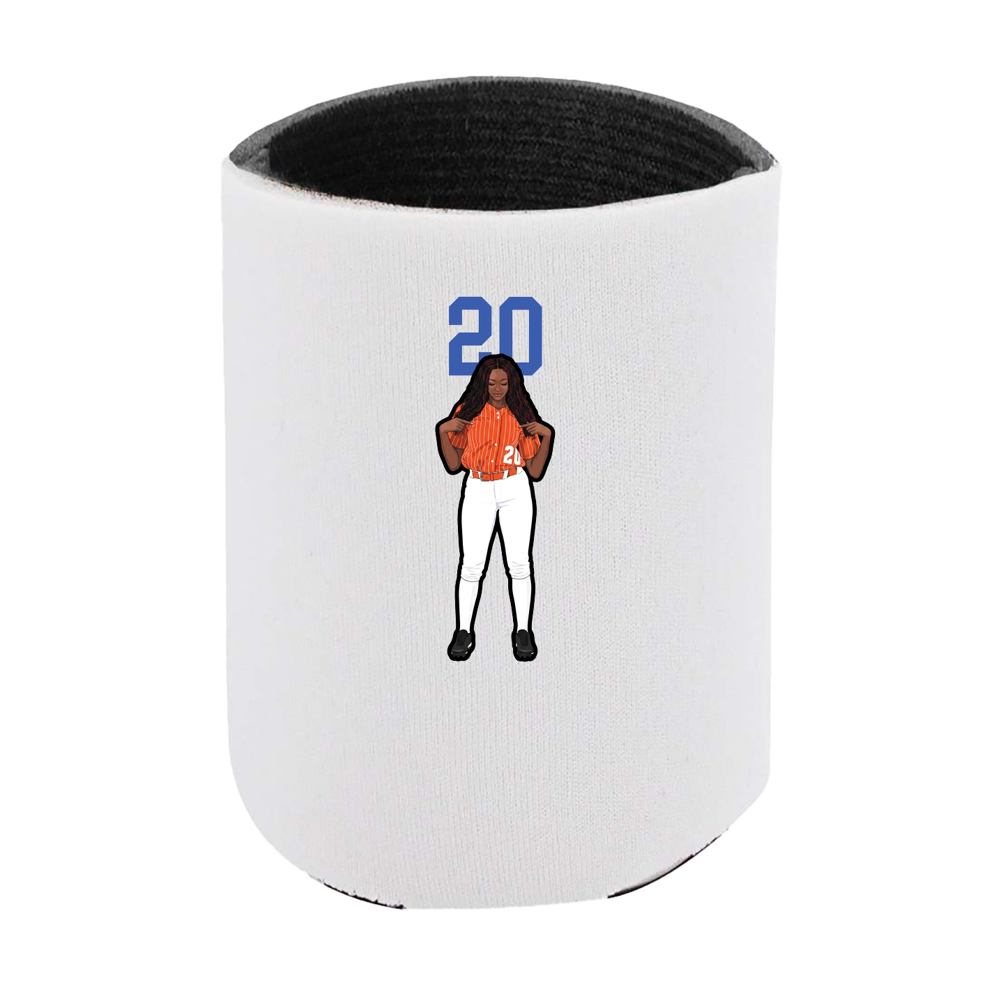 Can Holder — Number Top in White