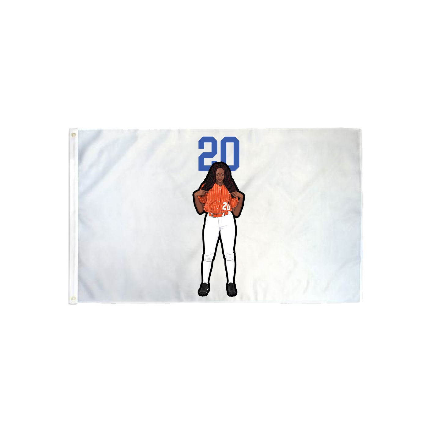 3x5 Flag — Number Top in Classic