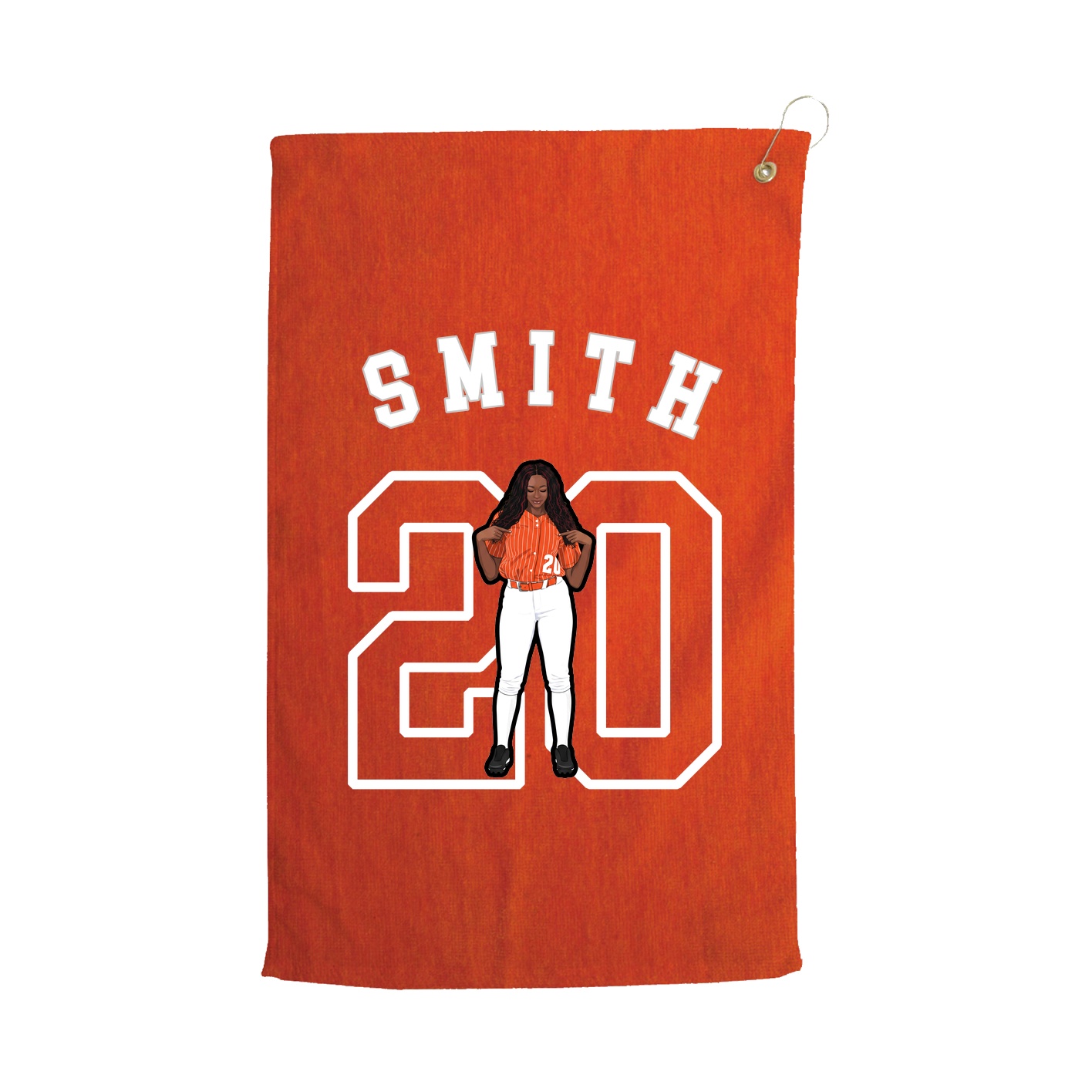 Golf Towel — Shirsey Arch in Orange