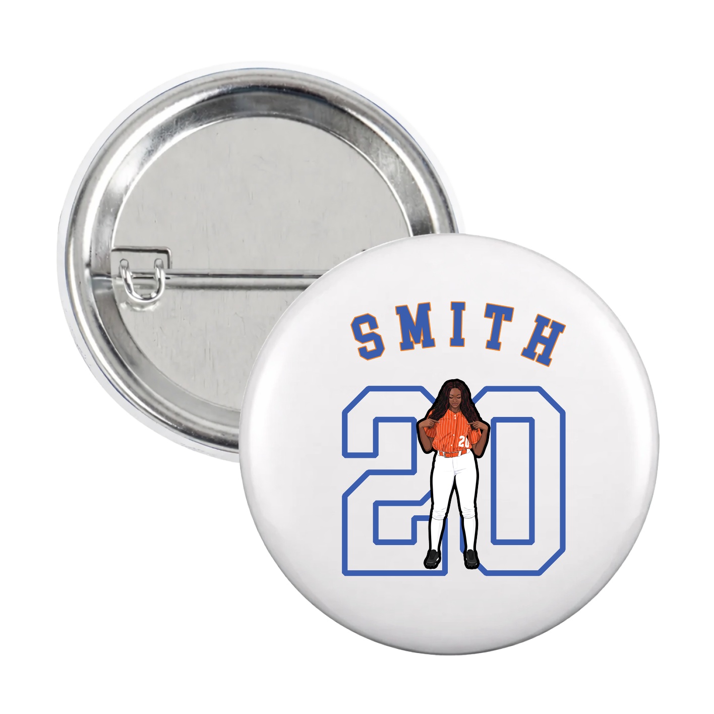 Game Day Button — Shirsey Arch in White